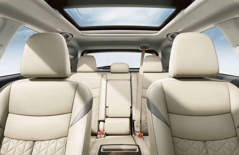 Two rows of seats in the 2020 Nissan Murano