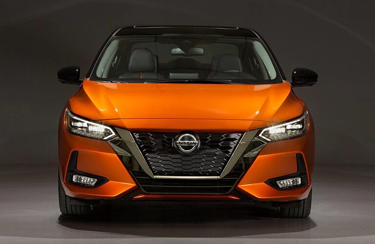 Front end of the 2020 Nissan Sentra