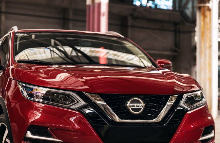A photo of the V-Motion grille used on the 2020 Nissan Rogue Sport.
