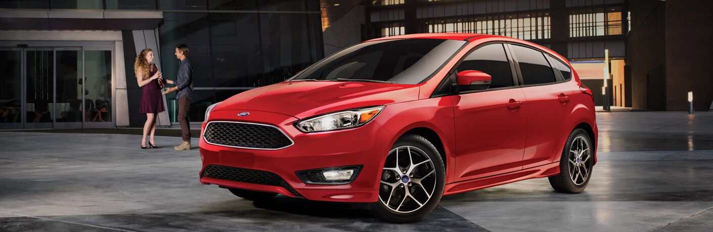 2016 Ford Focus in red