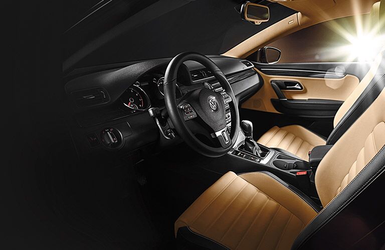 interior and dash of vw cc