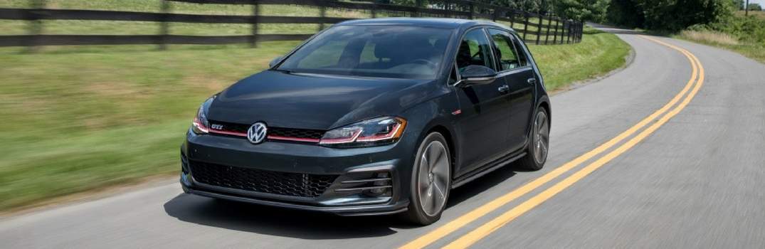 2018 Volkswagen Golf GTI on country road