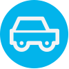 Light blue car icon