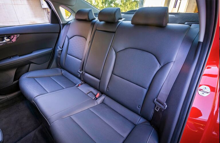 Back seats of the 2019 Kia Forte