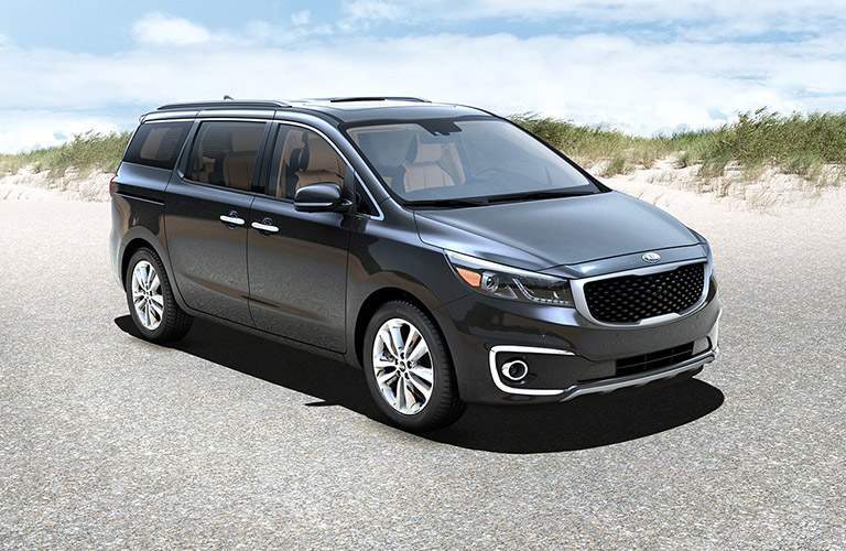 Front/side profile of 2017 Kia Sedona