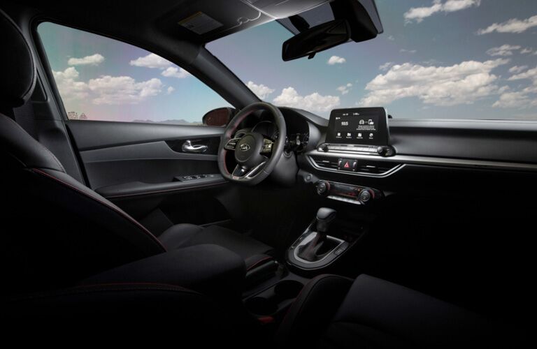 Front dash of the 2020 Kia Forte