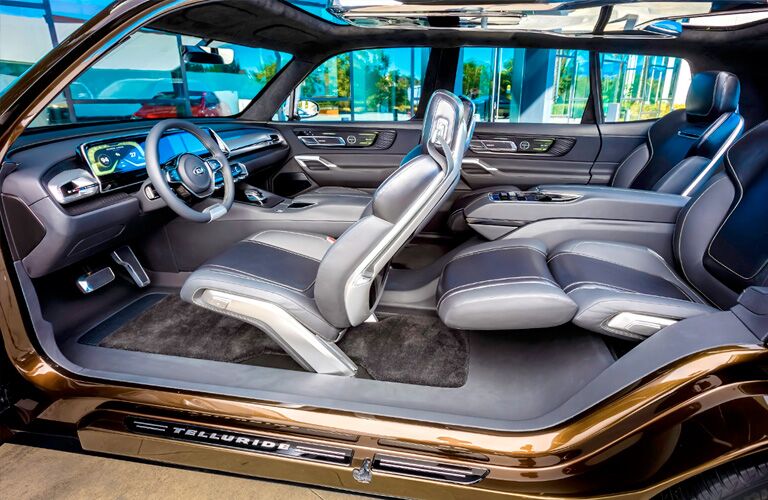 Interior seating in the Kia Telluride