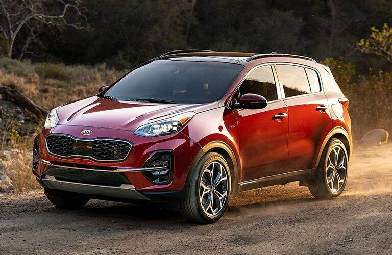 Red 2020 Kia Sportage