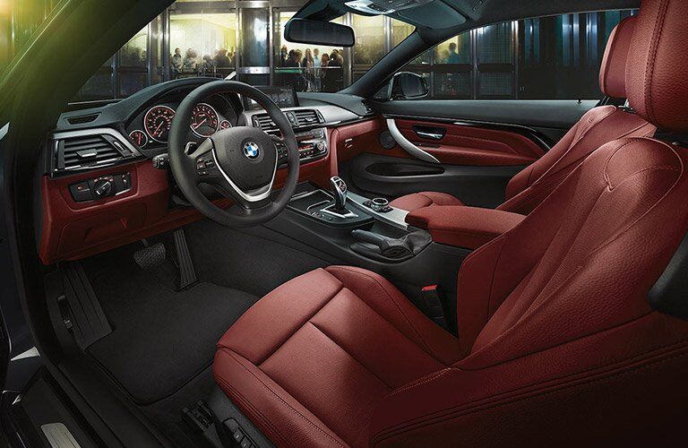 front seats of the 2017 BMW 4 Series