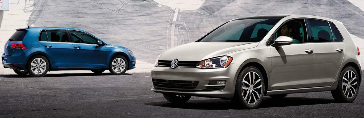 2 2018 Volkswagen Golf exteriors 1 front fascia and drivers side 1 passenger side profile
