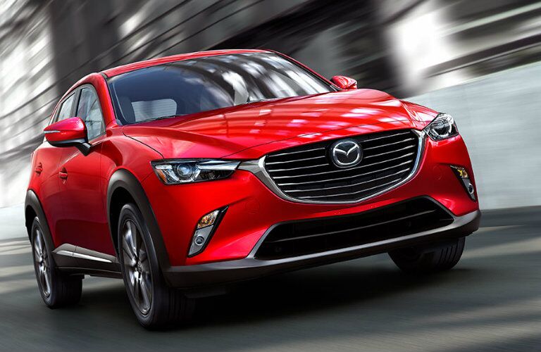 2016 mazda cx-3 exterior design in red paint color