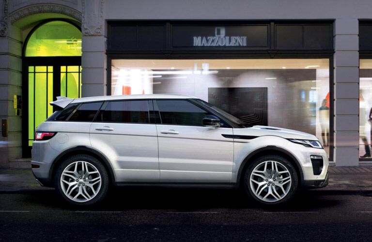 2016 Land Rover Range Rover Evoque side view white