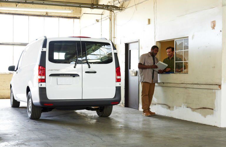 2017 Mercedes-Benz Metris Cargo Van rear view