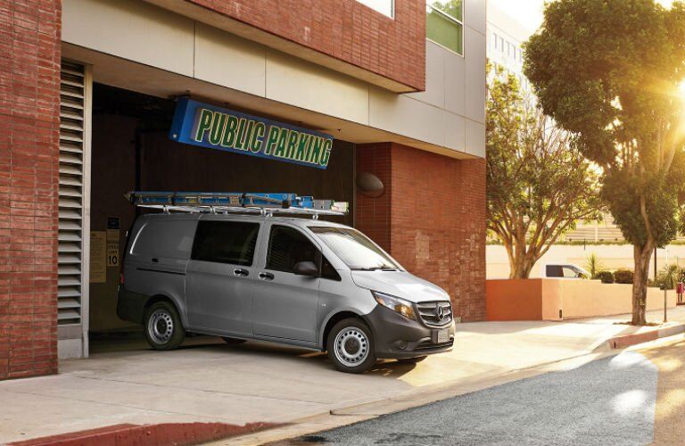 Does the Mercedes-Benz Metris Cargo Van fit in a parking garage?
