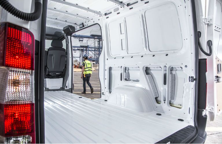 Empty Mercedes-Benz Cargo Van