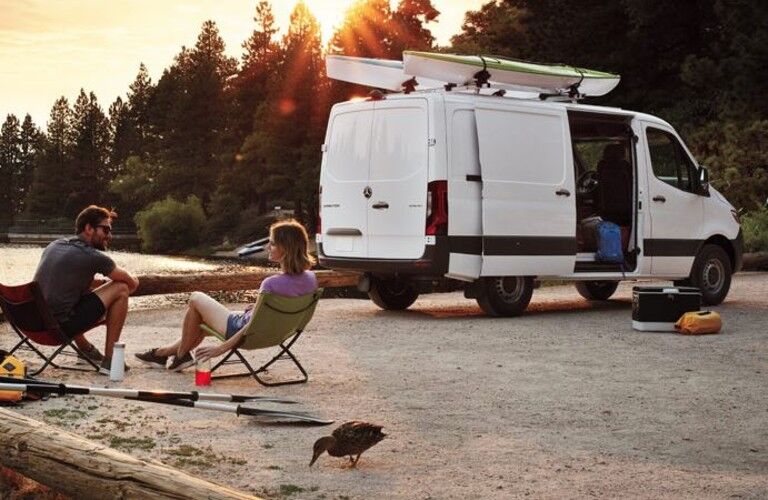 2020 Mercedes-Benz Sprinter Passenger Van at the Beach