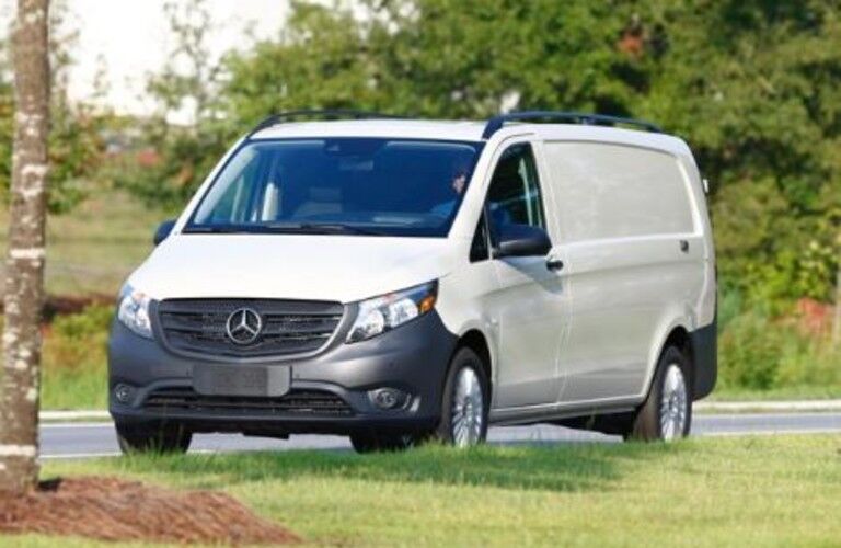 white 2020 Mercedes-Benz Metris Cargo Van front view