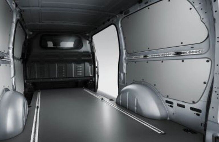 inside of a 2020 Mercedes-Benz Metris WORKER Cargo Van