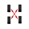 RWD / AWD / 4WD tire rotation pattern 2