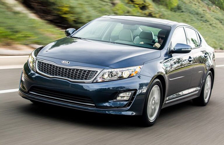 2017 Kia Optima Hybrid in Blue