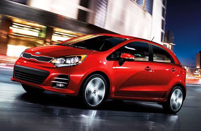2017 Kia Rio Hatchback in Red