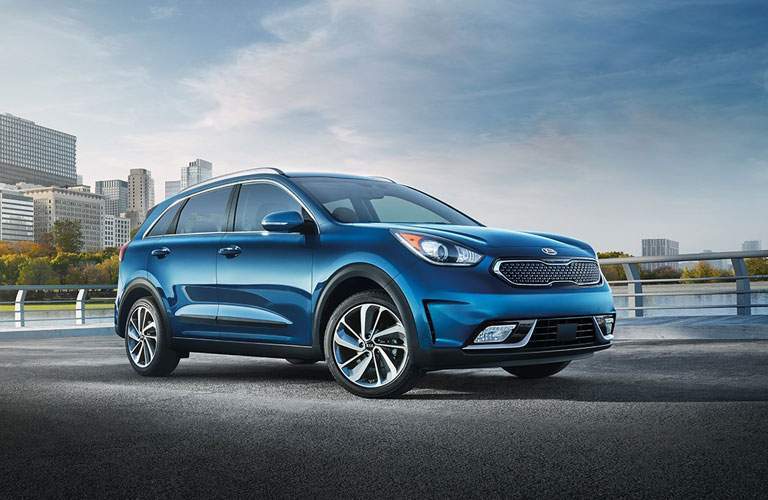 2017 Kia Niro Hybrid in Blue