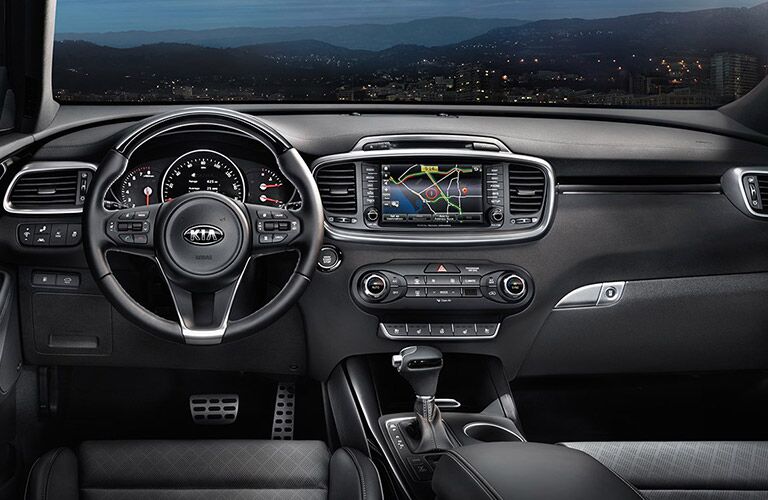 2017 kia sorento interior dashboard touchscreen