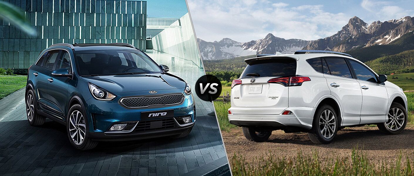 2017 Kia Niro Vs Toyota Rav4 Hybrid