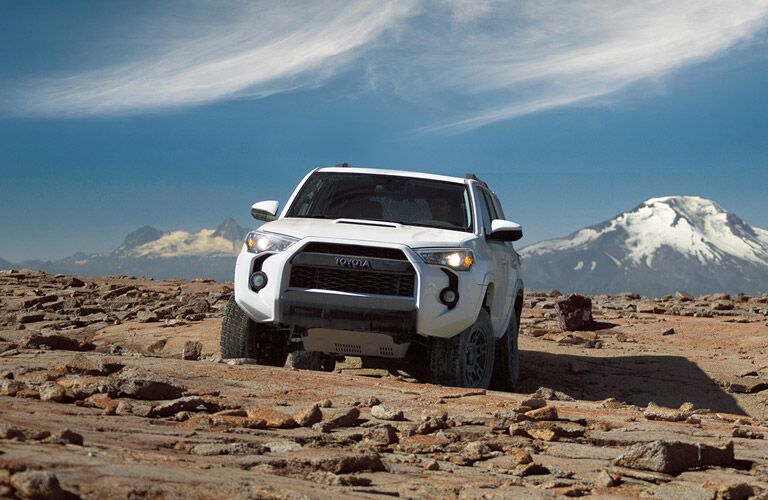 2016 Toyota 4Runner on rocky terrain