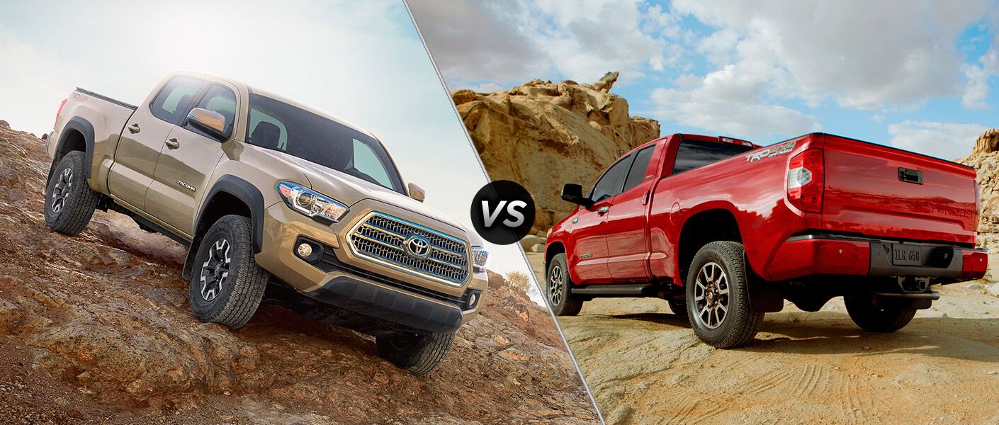 2017 Toyota Tacoma vs 2017 Toyota Tundra