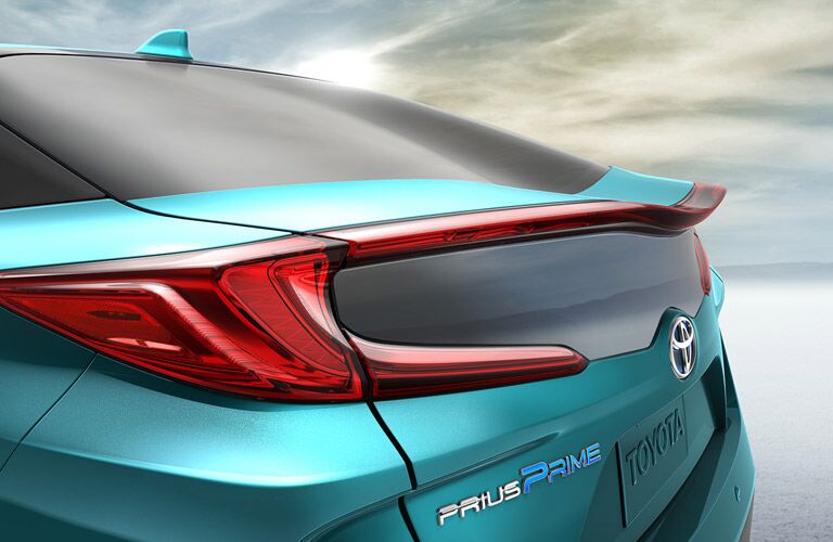 Tail light of 2017 Toyota Prius Prime