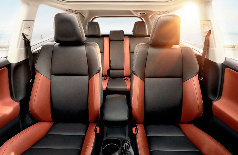 Available leather interior 2016 Toyota RAV4 vs. 2016 Subaru Forester Baierl Toyota