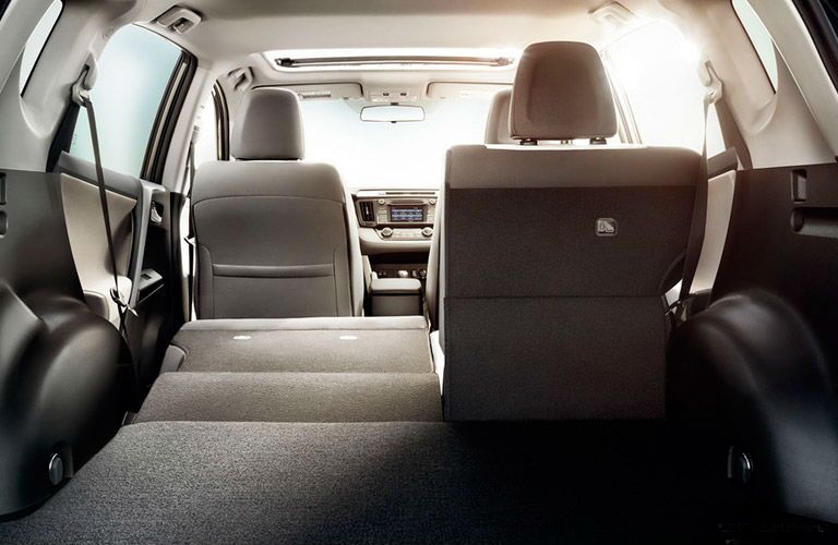 Flexible back seat 2016 Toyota RAV4 vs. 2016 Subaru Forester