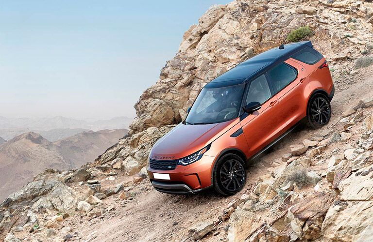 2017 Land Rover Discovery orange