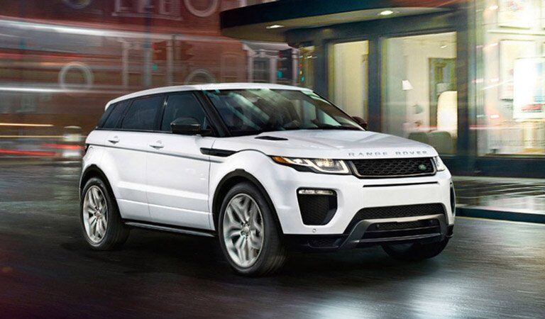 2017 Land Rover Range Rover Evoque white