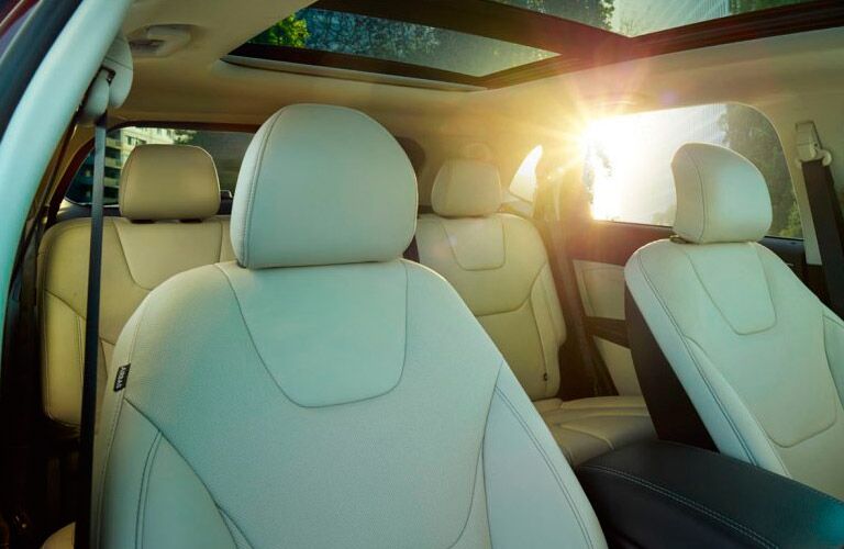 2017 Ford Edge interior front seating