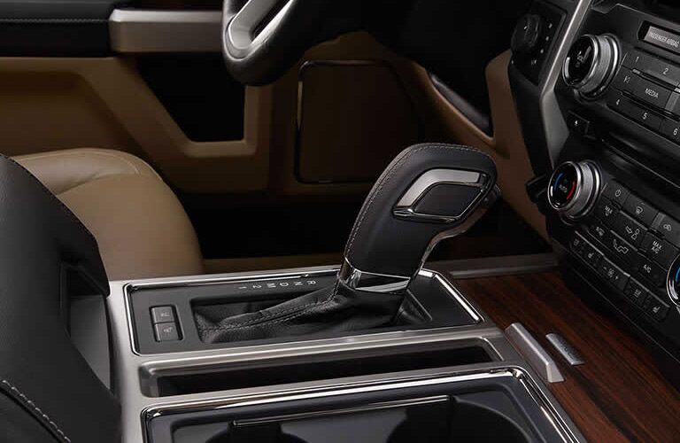 Shifter on the 2017 Ford F-150