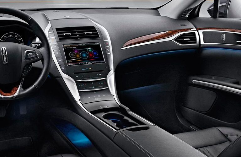 Interior of the 2016 Lincoln MKZ
