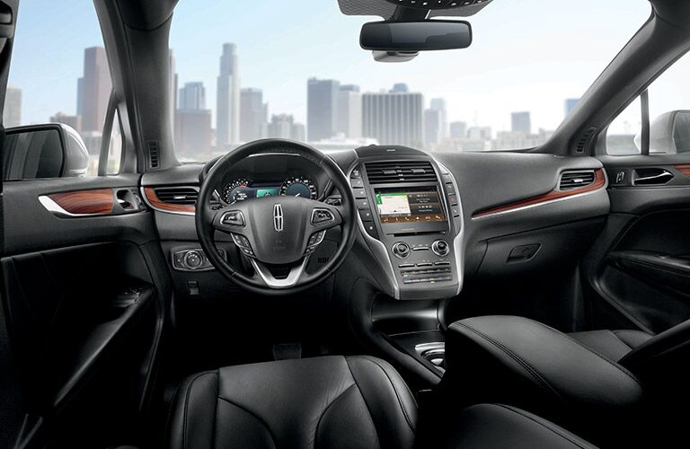 Interior on the 2017 Lincoln MKC
