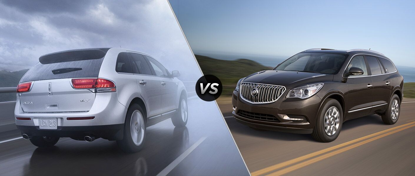 2013 Lincoln MKX vs 2013 Buick Enclave