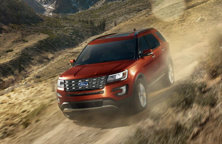 Front of the 2016 Ford Explorer
