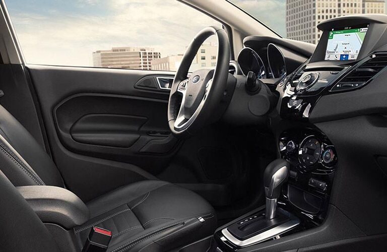 Interior on the 2017 Ford Fiesta