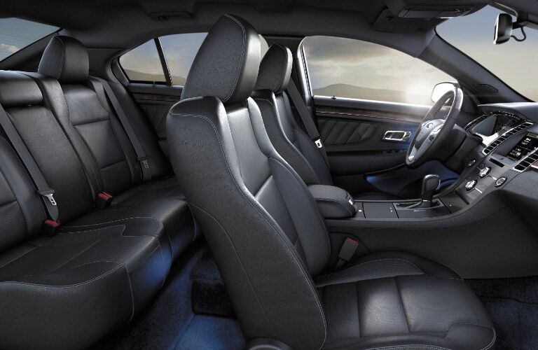 Black Interior on the 2017 Ford Taurus