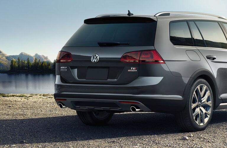 rear of the 2018 Volkswagen Golf Alltrack