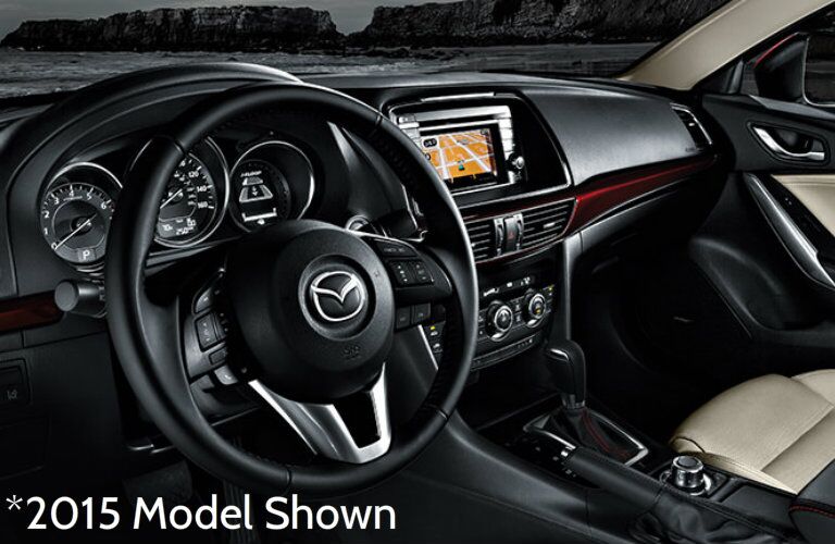 Front dash of 2015 Mazda6