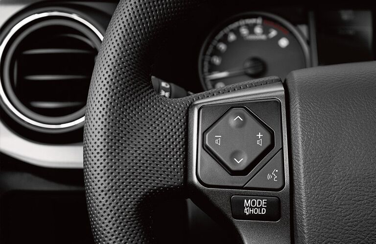 2017 Toyota Tacoma steering-wheel-mounted controls