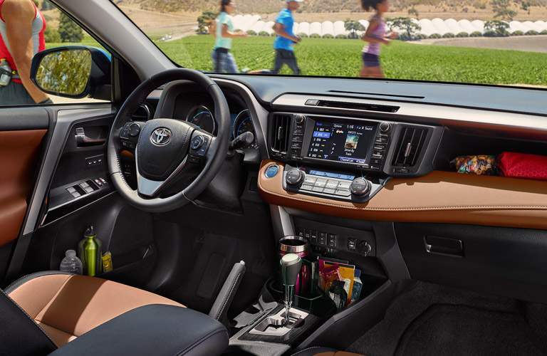 Dashboard of the 2017 Toyota RAV4 Hybrid