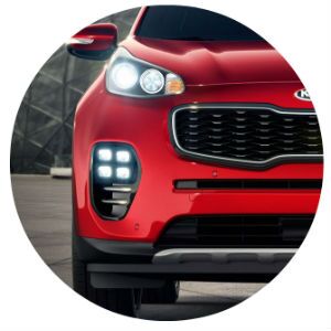 2017 Kia Sportage quad LED fog lights