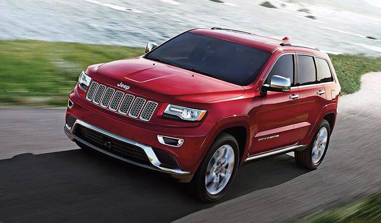 red 2016 Jeep Grand Cherokee