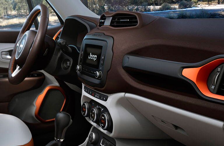Uconnect system on the 2016 Jeep Renegade